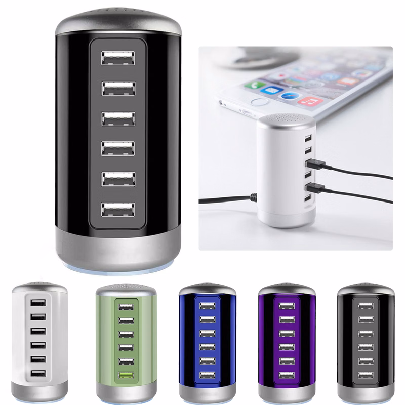 6-Port Desktop USB Charging Station
