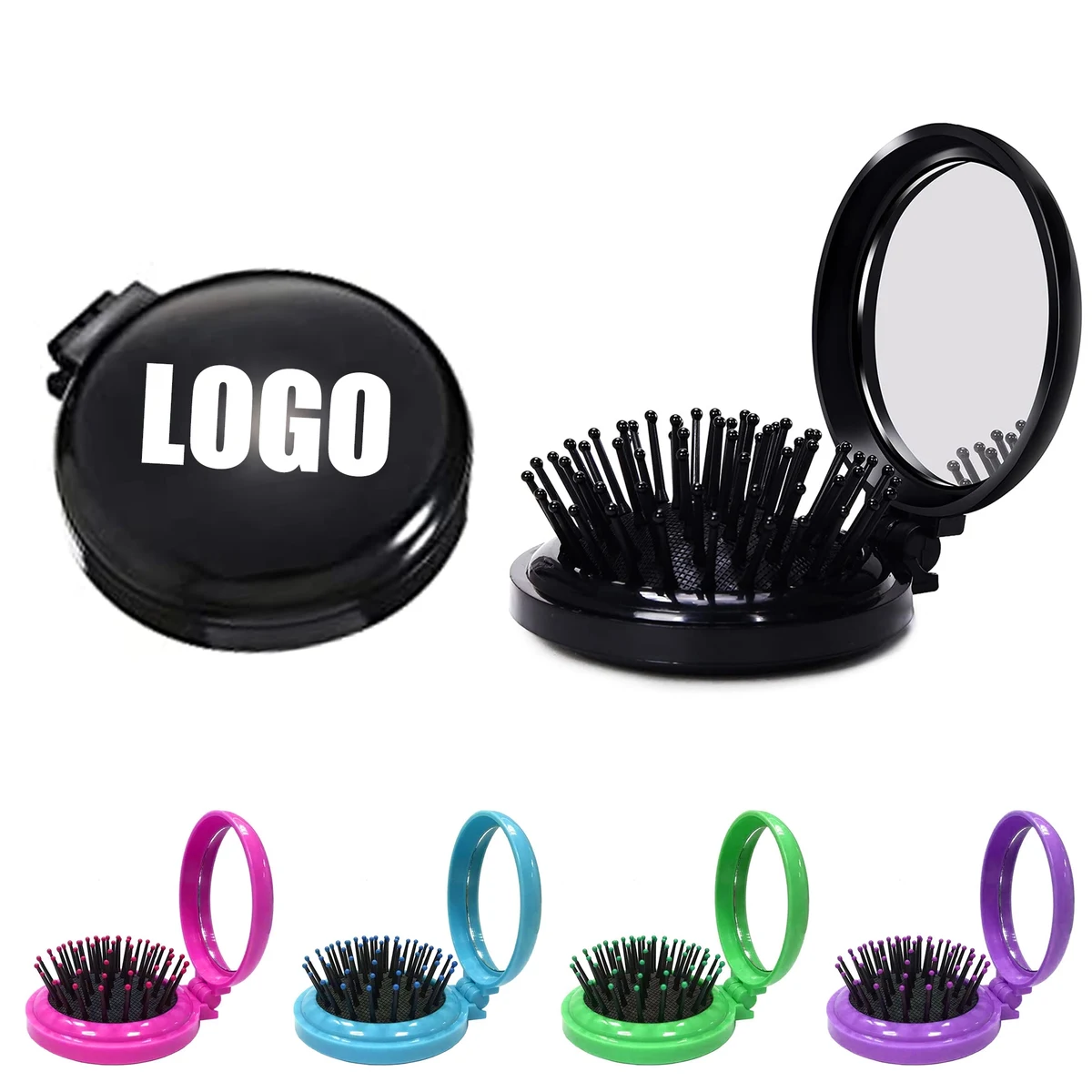 Portable Folding Comb With Mirror 1