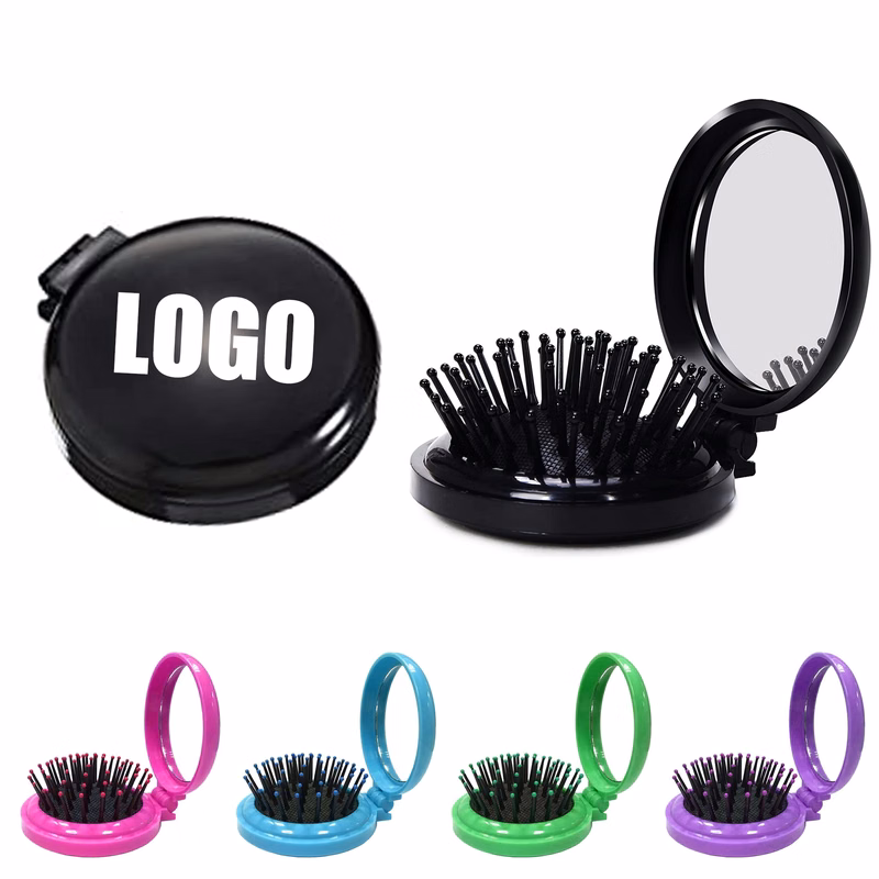 Portable Folding Comb With Mirror