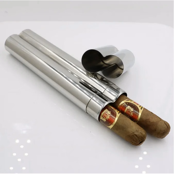 Stainless Steel Cigar Tube