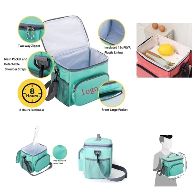 Large Cooler Waterproof Portable Lunch Bag&Box 1