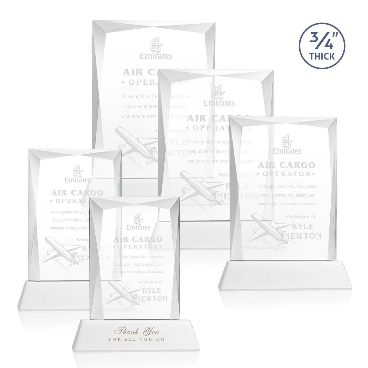 Messina Award on Newhaven Base - White 1