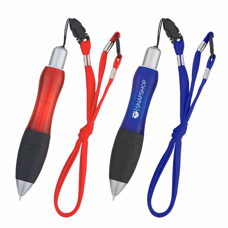 Neck Pen with Safety Clip