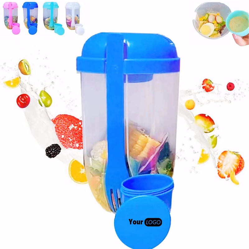 1000ML Salad Shaker / Bowl Container Set