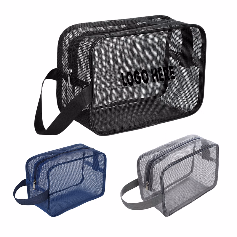 Portable Travel Mesh Toiletry Bag
