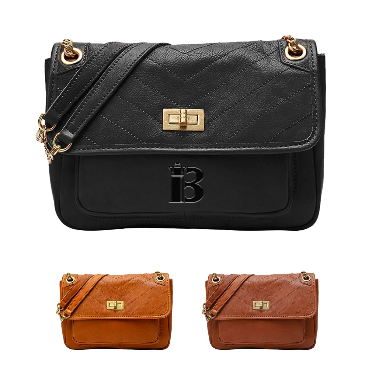 Leather Women Tote Bag, custom tote bag with logo imprint 1