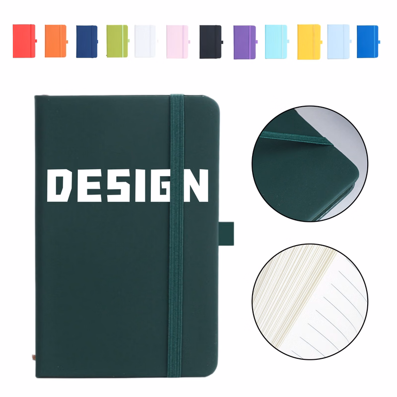 A6 Colorful Elastic Tie Carrying Notebook