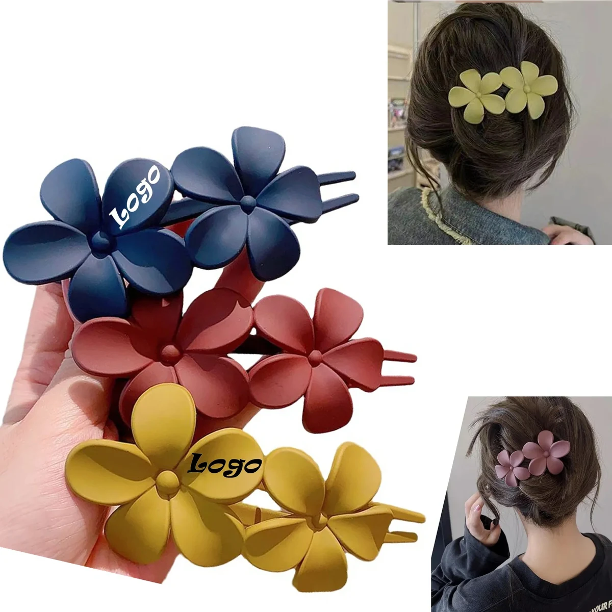 Flower Claw Clips 1
