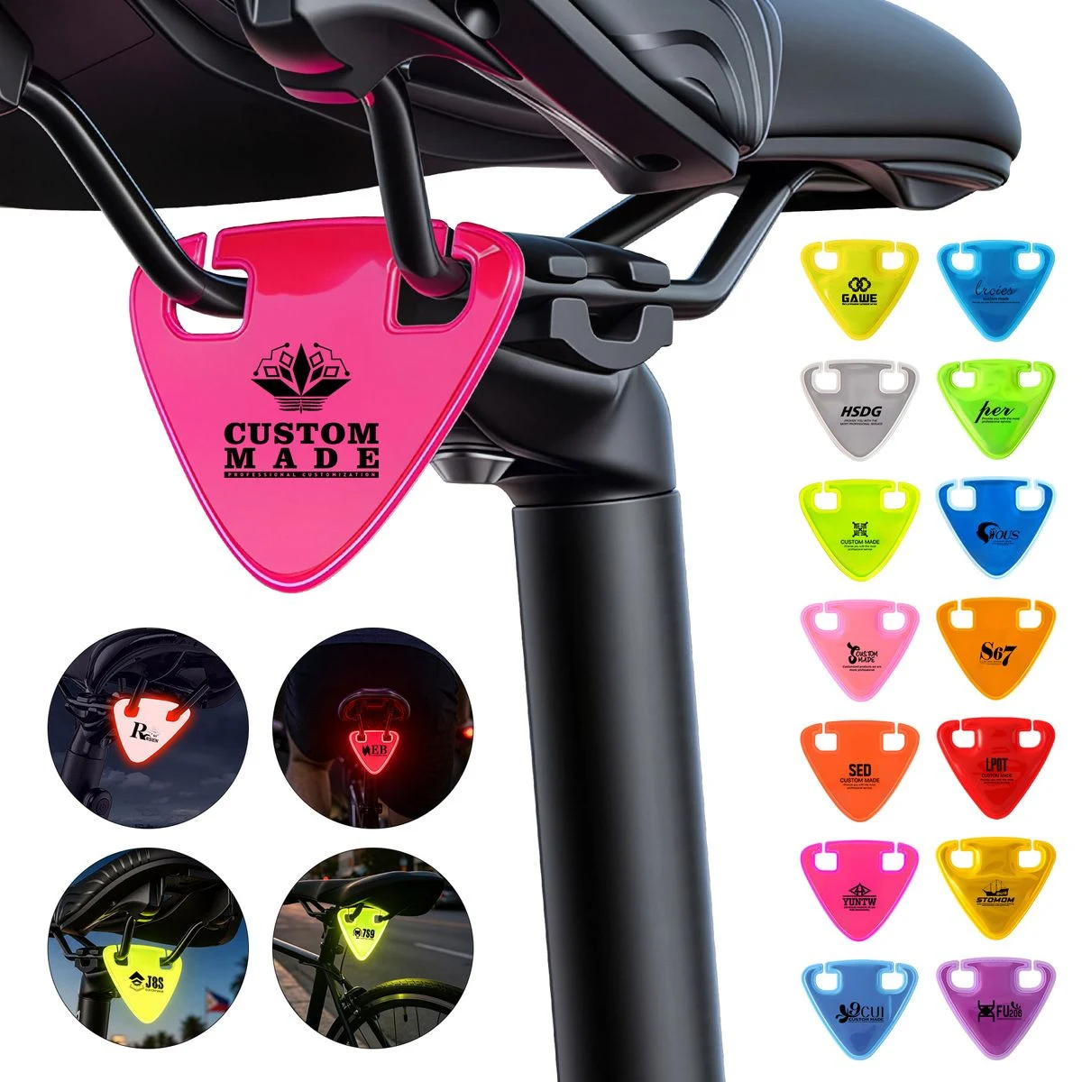Bicycle Warning Reflector Pendant 1
