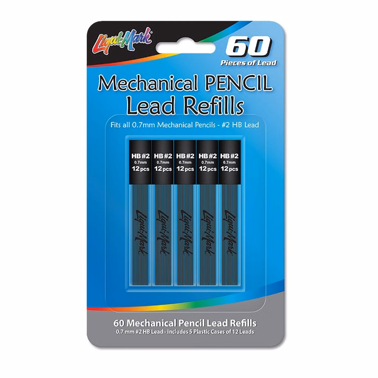 Mechanical Pencil Lead Refills - 5 Pack