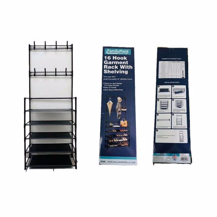 16 Hook Garment Racks