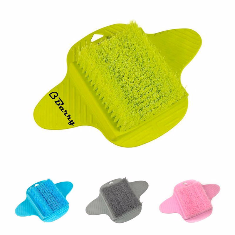 Foot wash brush with suction cup