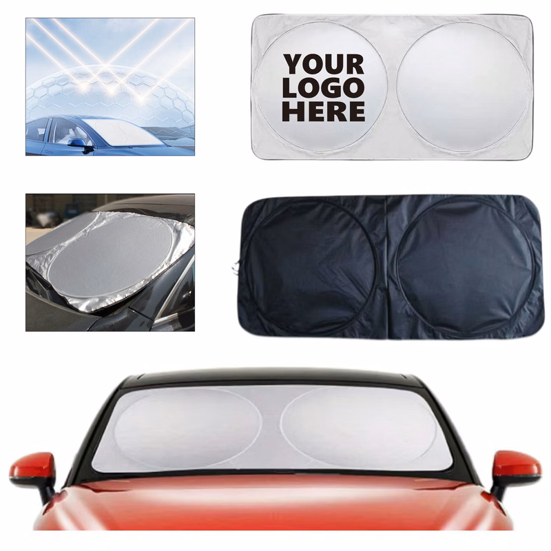 Car Visor with Rectangular Design