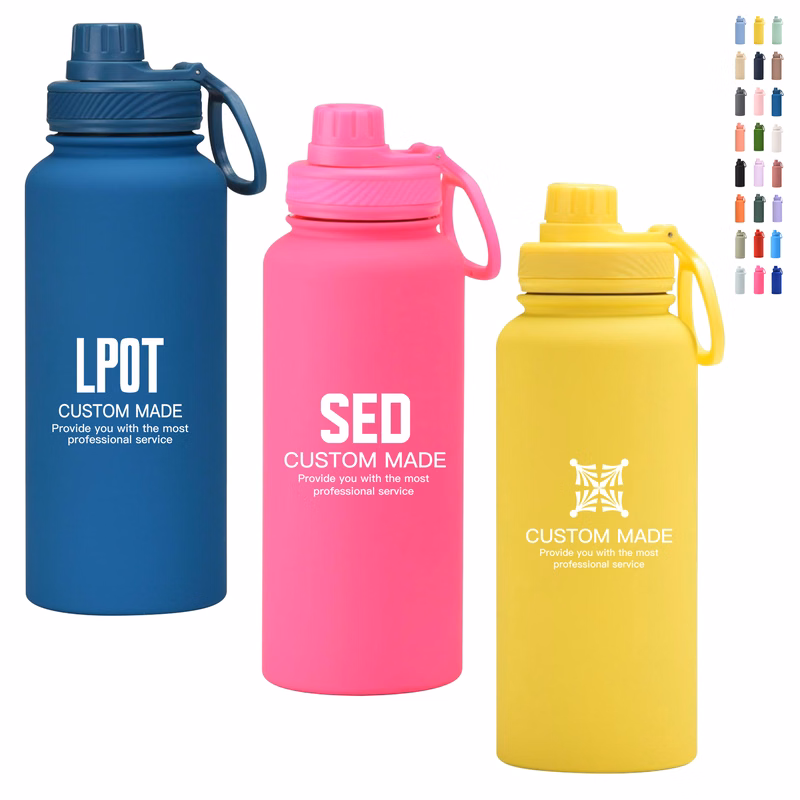 34Oz. Stainless Steel Sports Vacuum Water Bottle