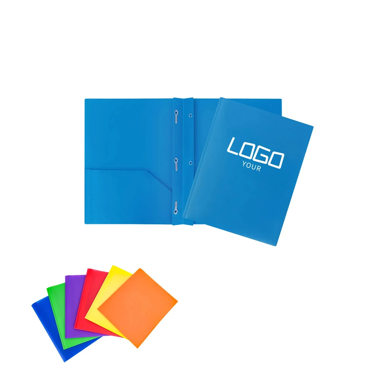 Heavy Duty Plastic Folders with Two Pockets 1