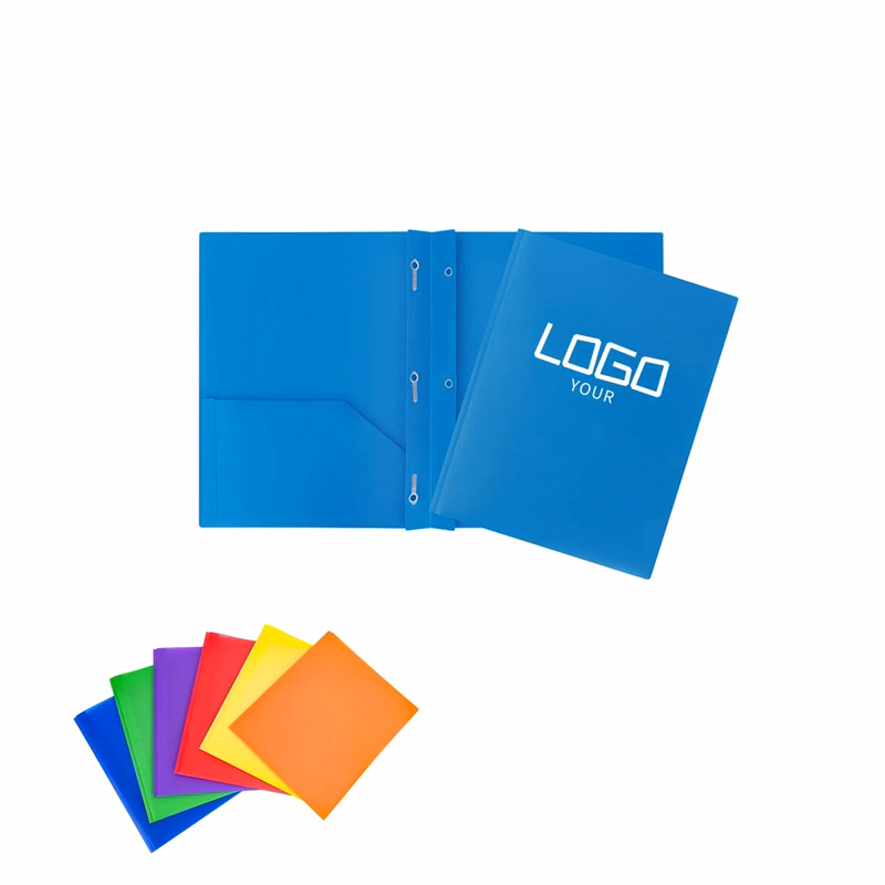 Heavy Duty Plastic Folders with Two  Pockets