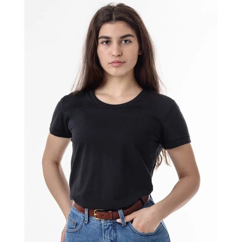 Los Angeles Apparel Women's USA-Made 50/50 T-Shirt - FF3001 1