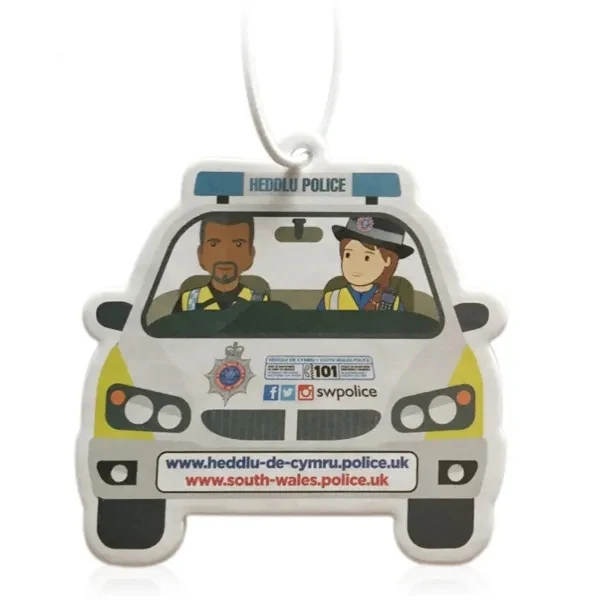 Custom Car Shaped Paper Air Freshener 1