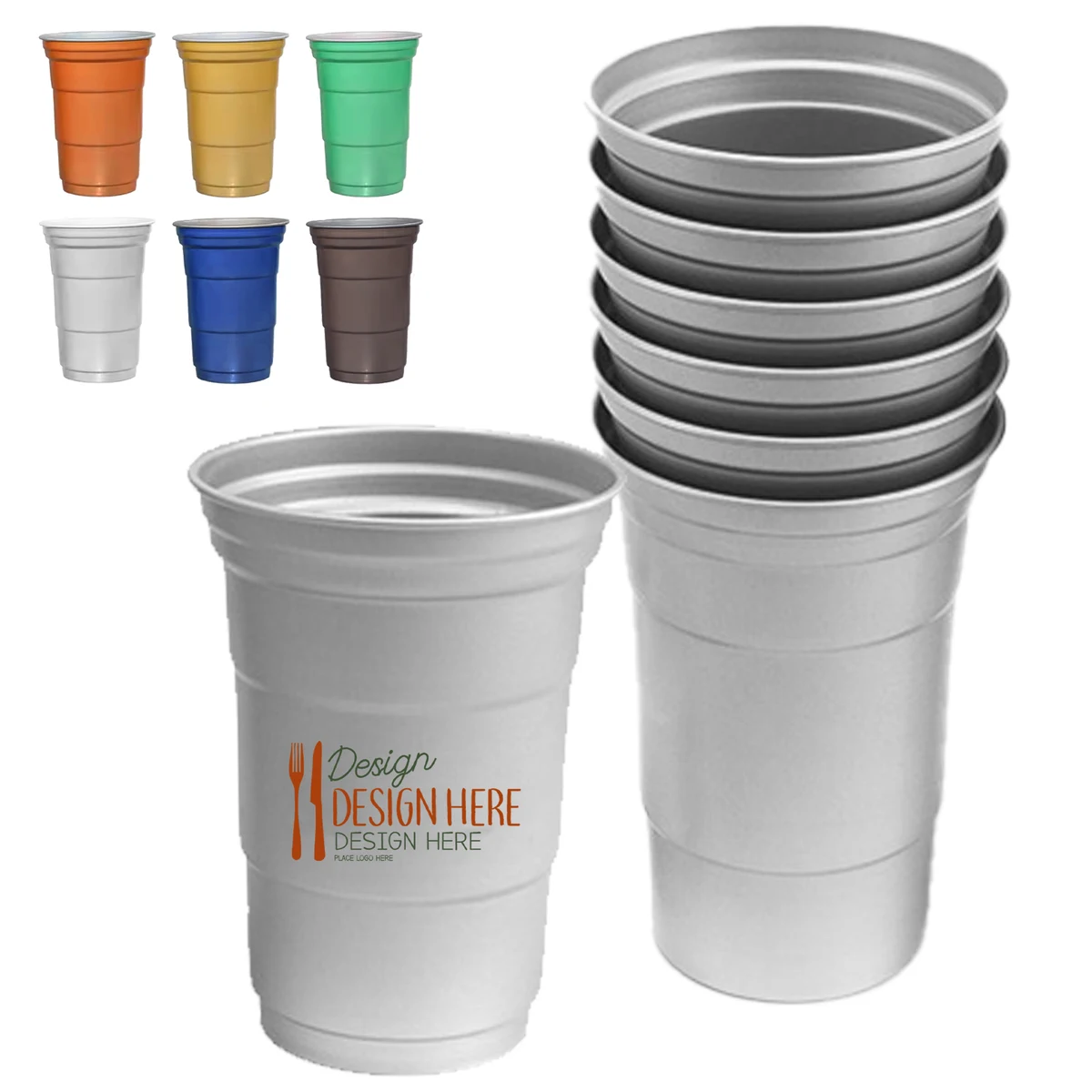 15oz Reusable Cup for Picnic and Camping 6 Colors Available 1