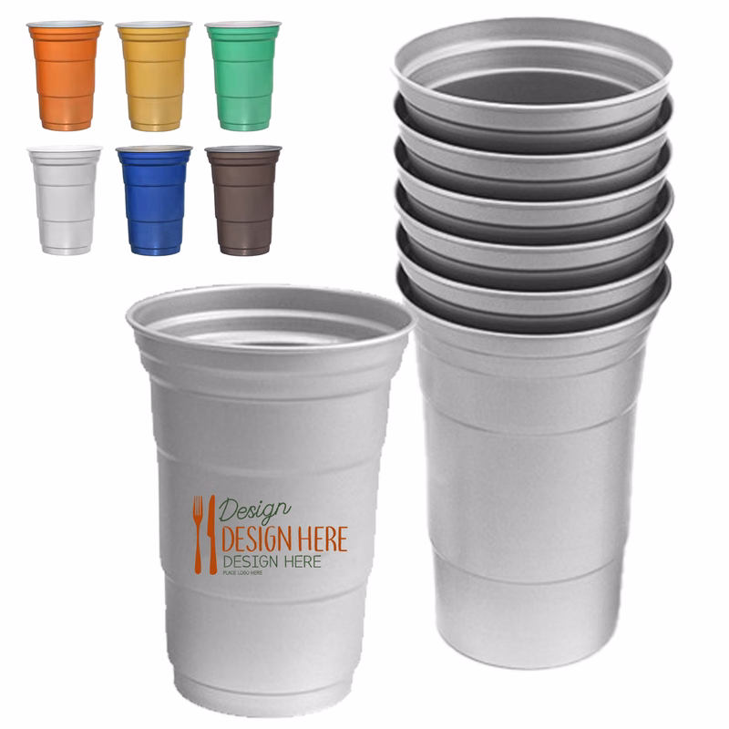 15oz Reusable Cup for Picnic and Camping 6 Colors Available
