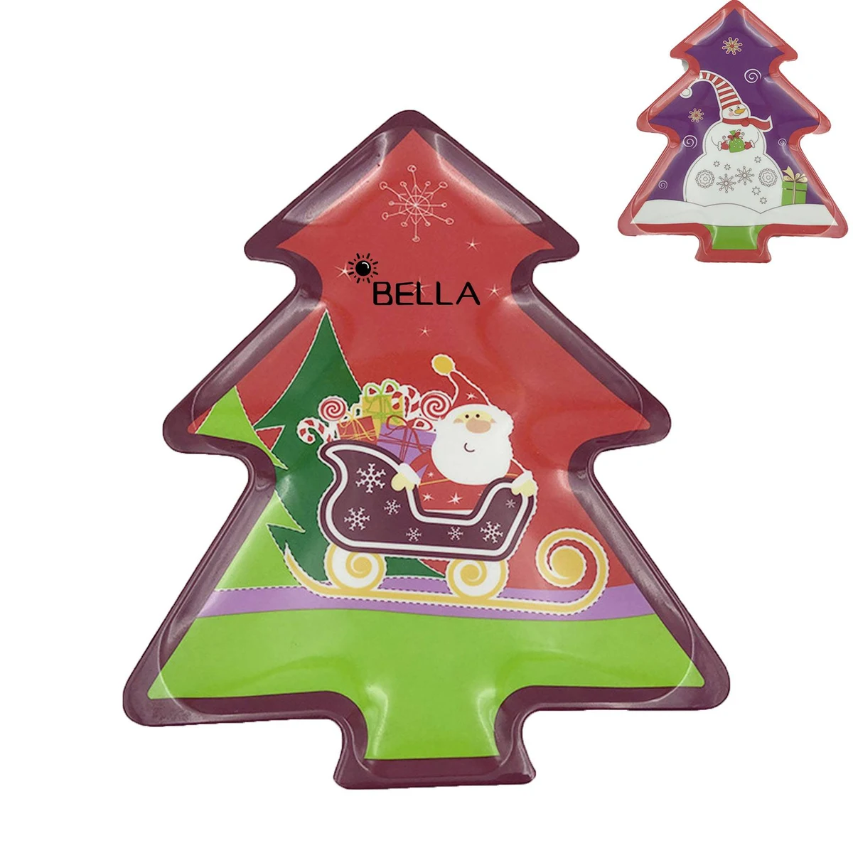 Christmas Tree Melamine Tray 1