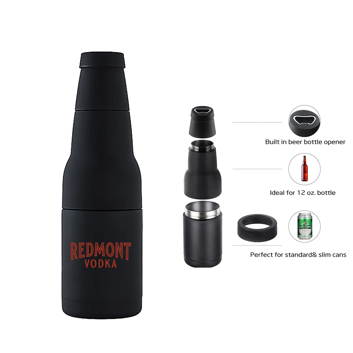 3 in 1 Vacuum Insulated Can Holder and Tumbler and Bottle Opener 1
