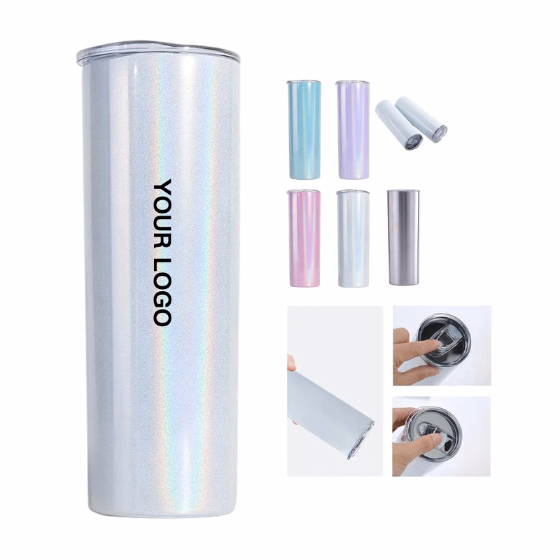 Vacuum Insulated Metal Travel Tumbler