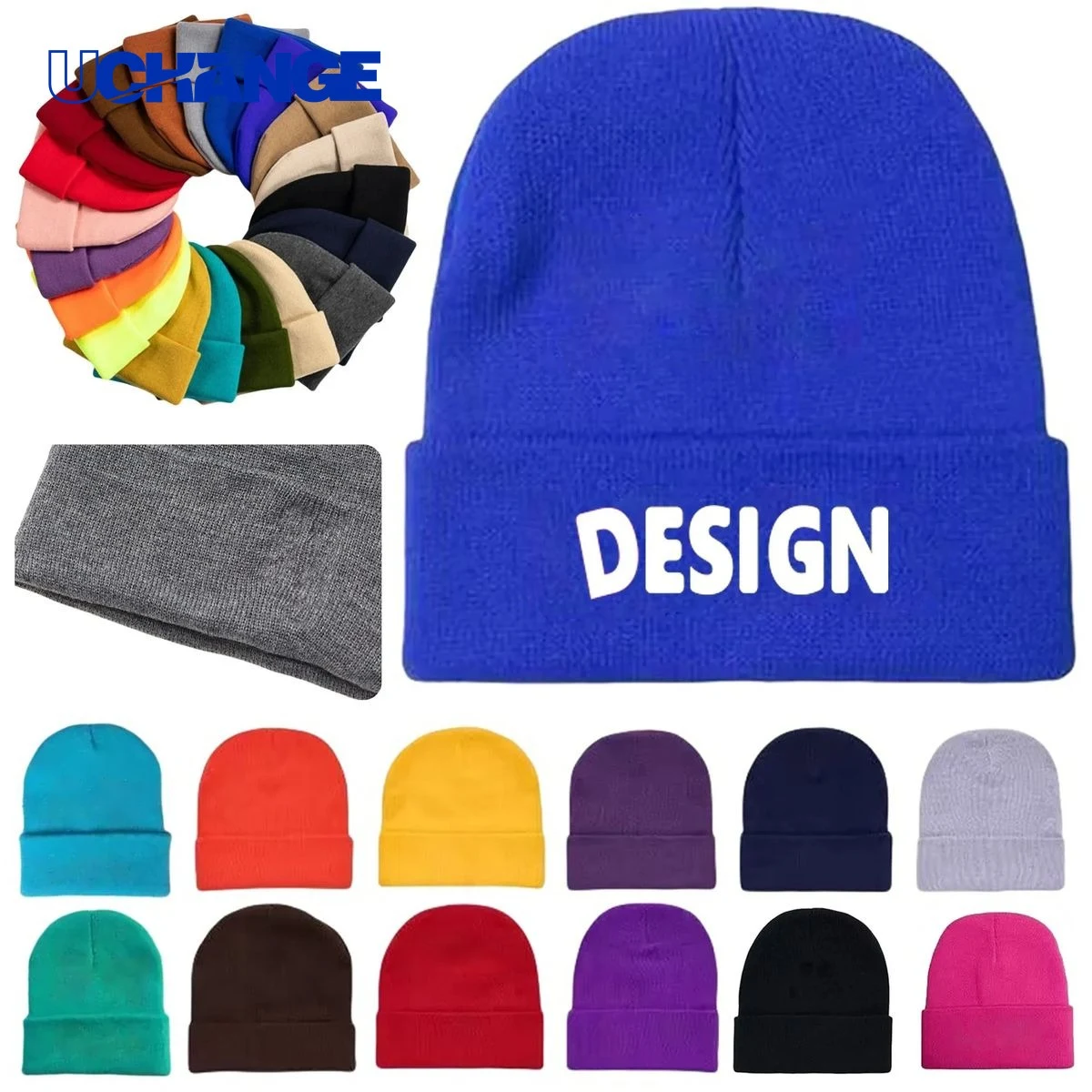 Knitted Beanie Skull Cap 1