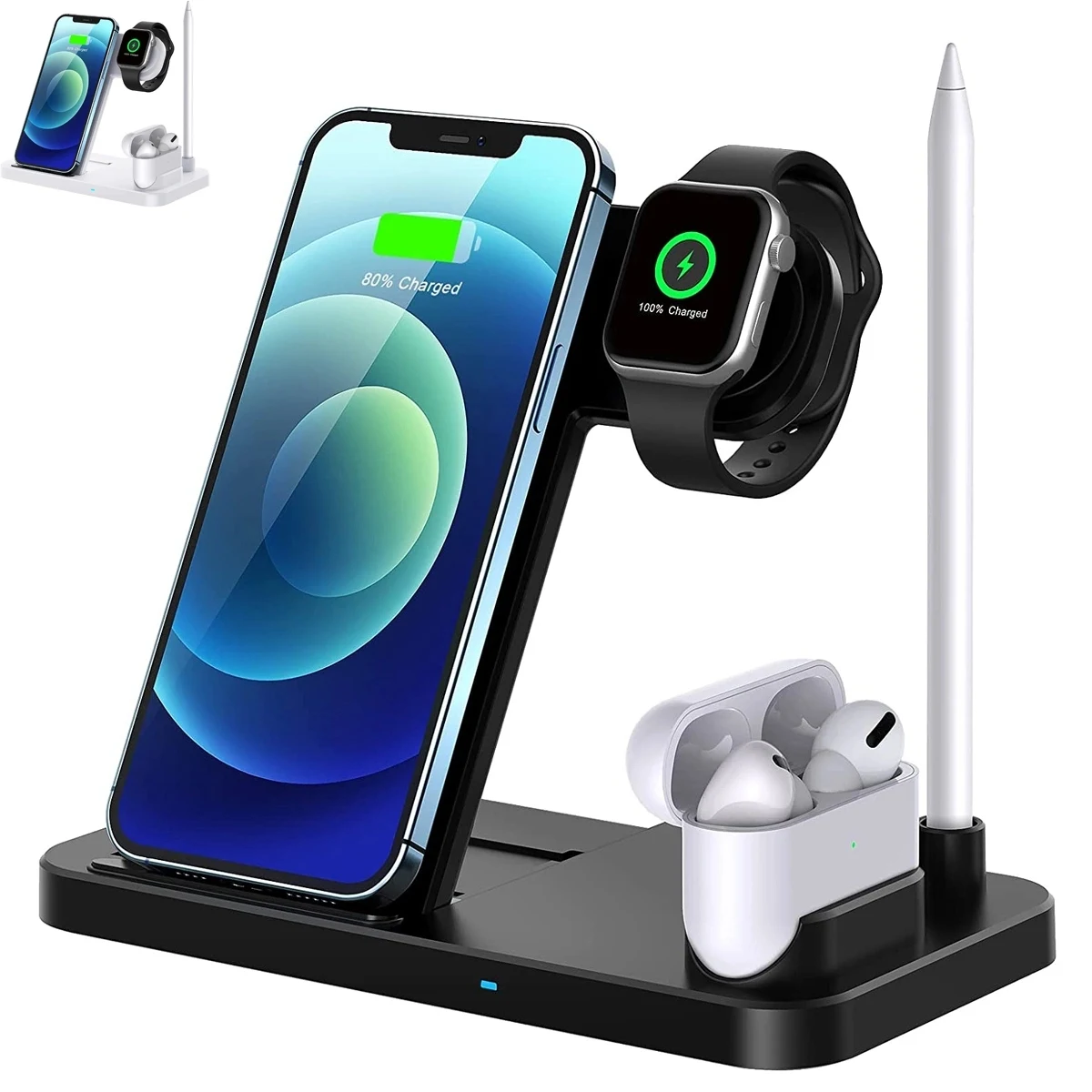 4 In 1 Fast Wireless Charging Station 1
