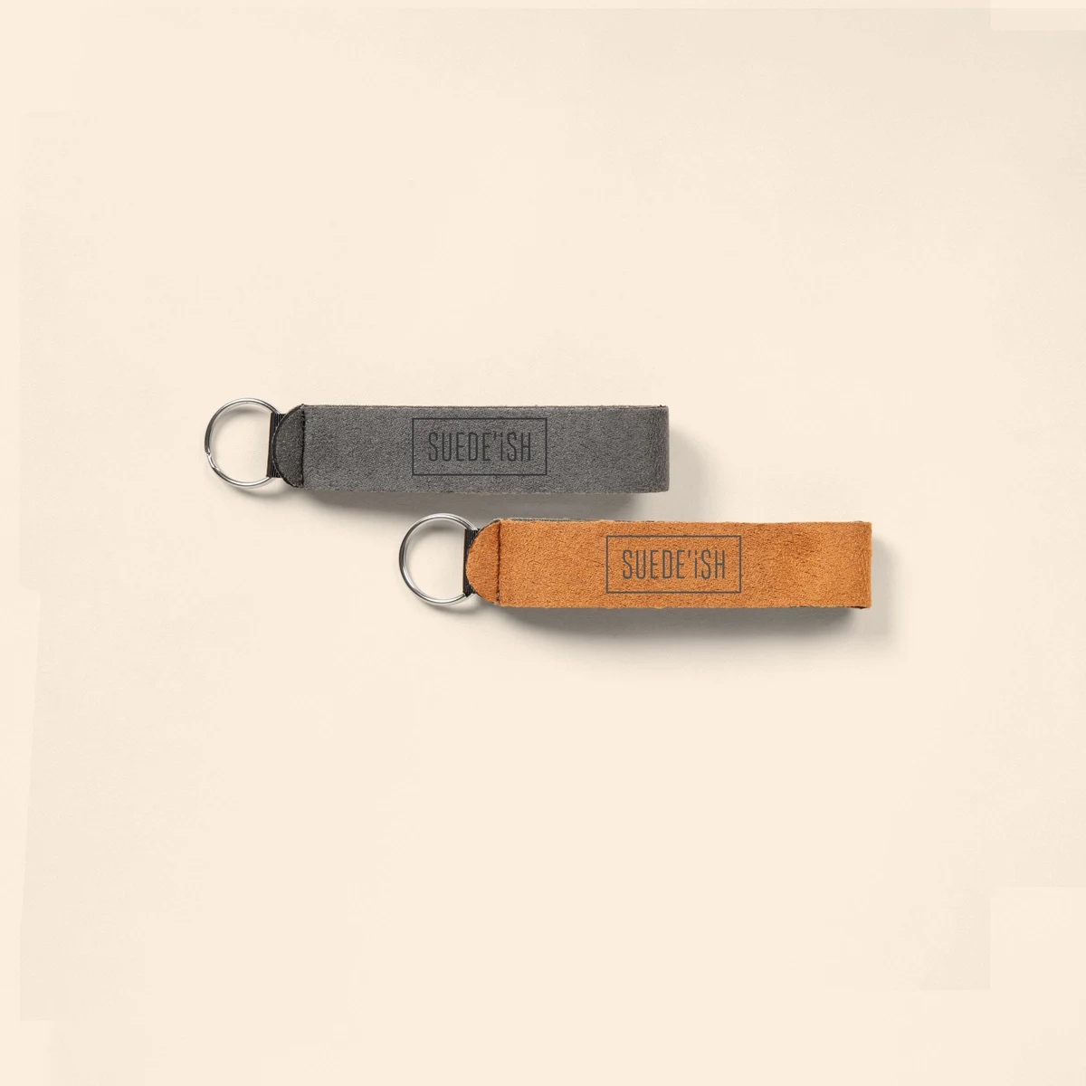 SUEDE-ISH NEOPRENE - WRIST STRAP KEY HOLDER 1