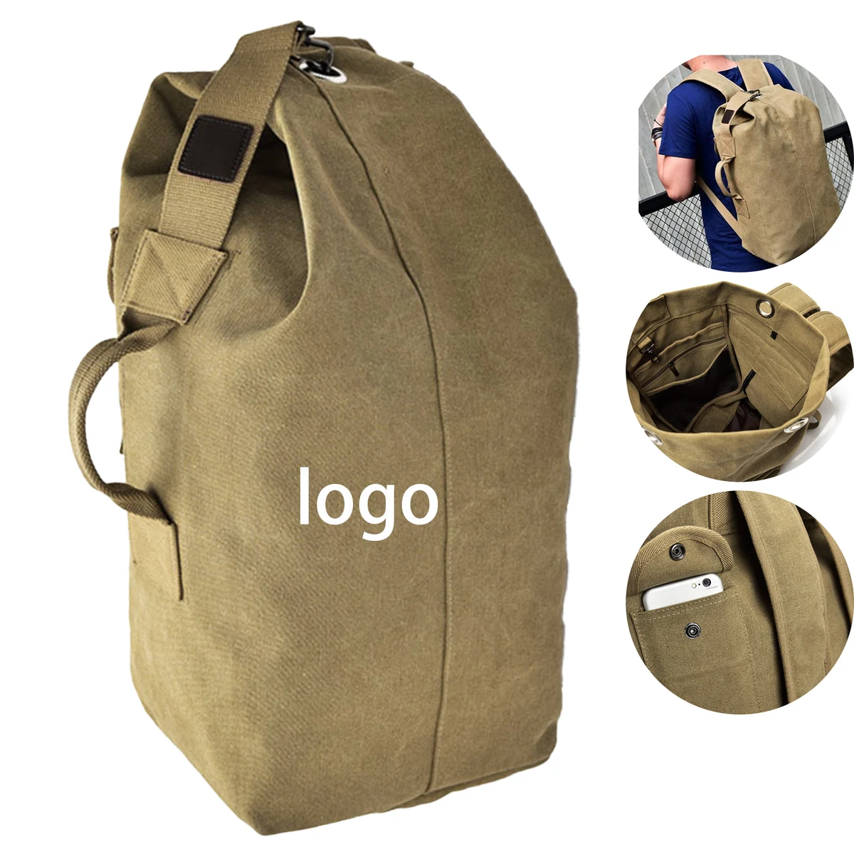 Outdoor Canvas Backpack 1