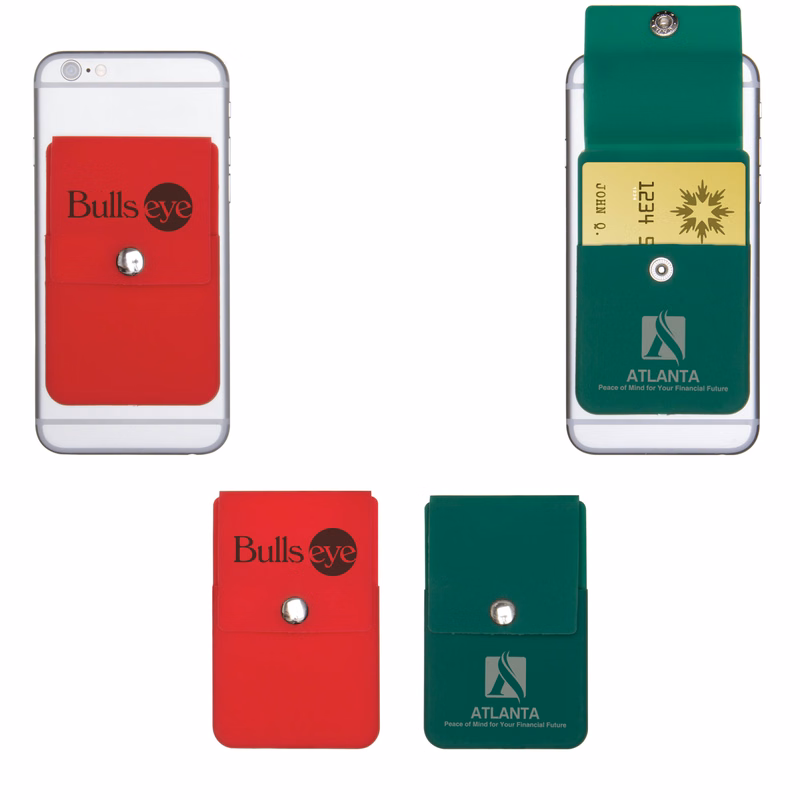 Snap Cell Phone Card Holder