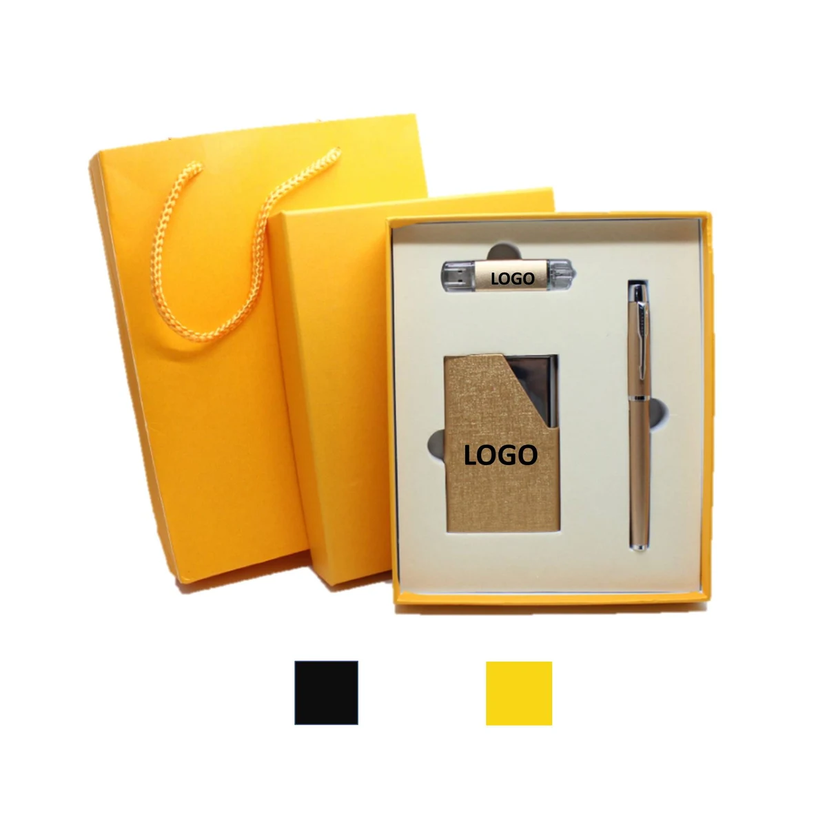 Usb Drive Card Holder With Pen Business Gift Box 1