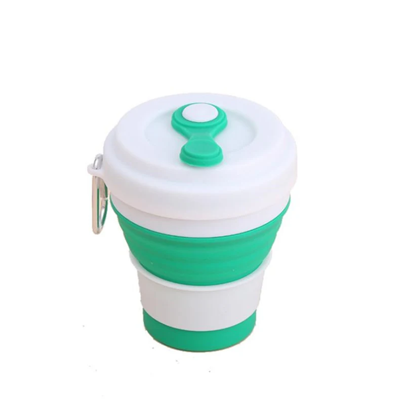11.6OZ Collapsible Retractable Silicone Travel Cup 1