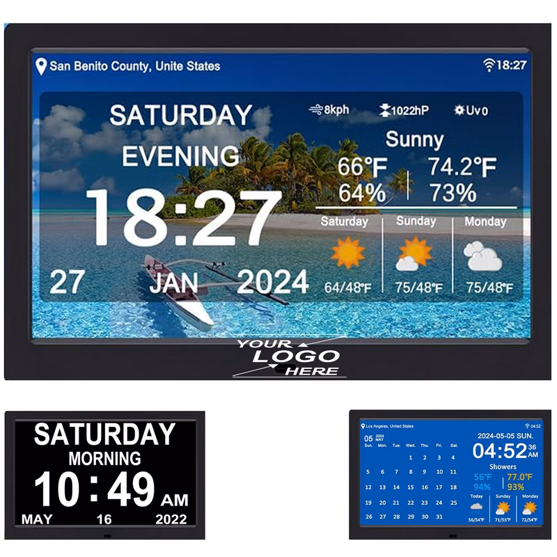10.1" WiFi Digital Weather Clock with Calendar Display
