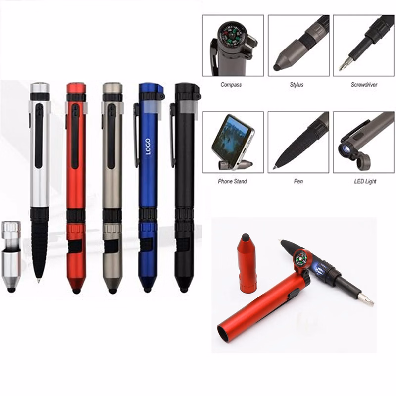 6 in 1 Multitool Ballpoint Pen