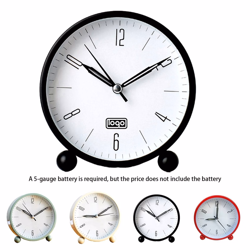 Kids Night Light Silent Alarm Clock