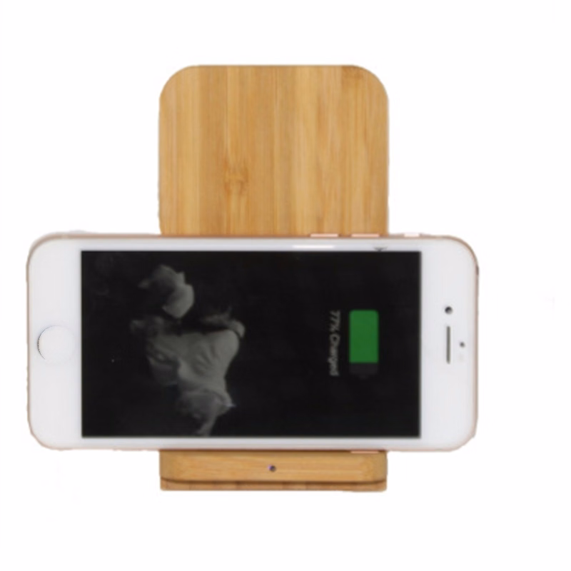 Bamboo wood wireless charger