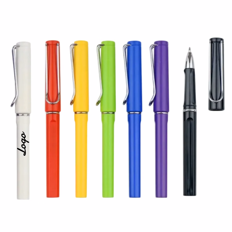 Colorful Metal Clip Logo Imprintable Ballpoint Pens