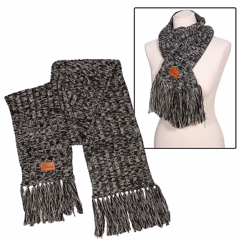 Leeman Heathered Knit Scarf