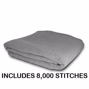 Jumbo Oversized Jersey Blanket / Sweatshirt Blanket - Embroidered
