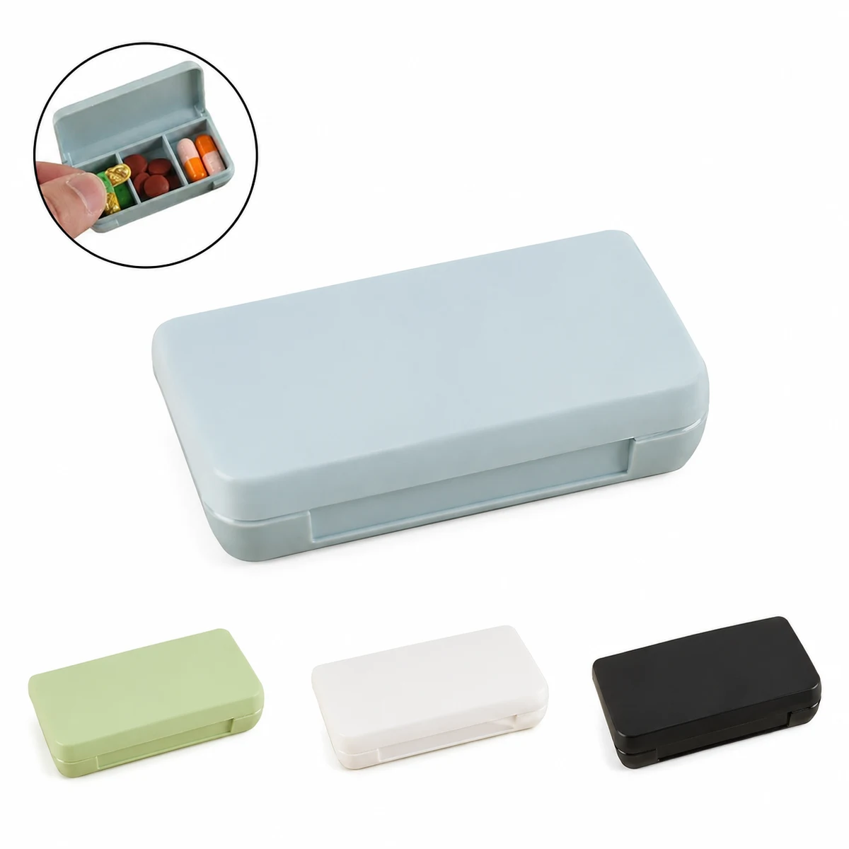 Triple Chamber Pill Container 1