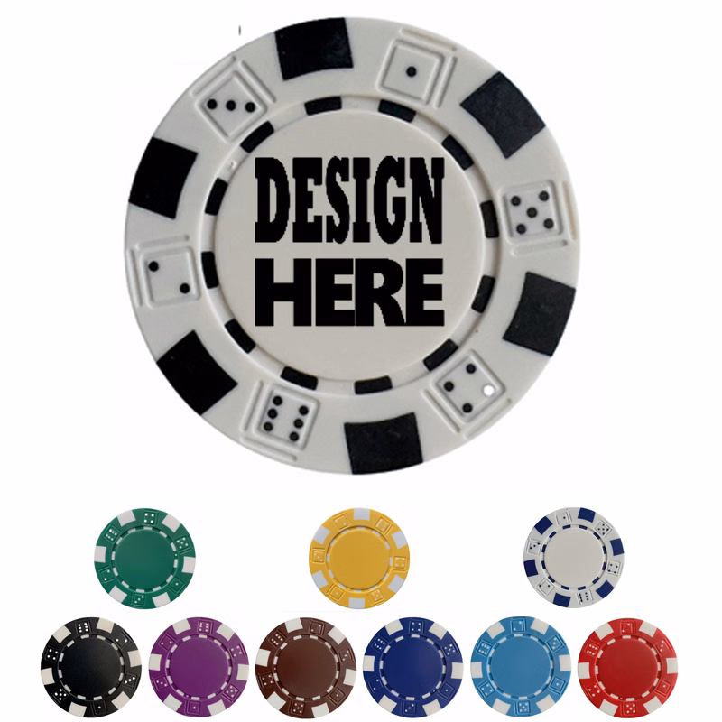 11.5g Professional Clay Poker Chips with Four-Color Printing