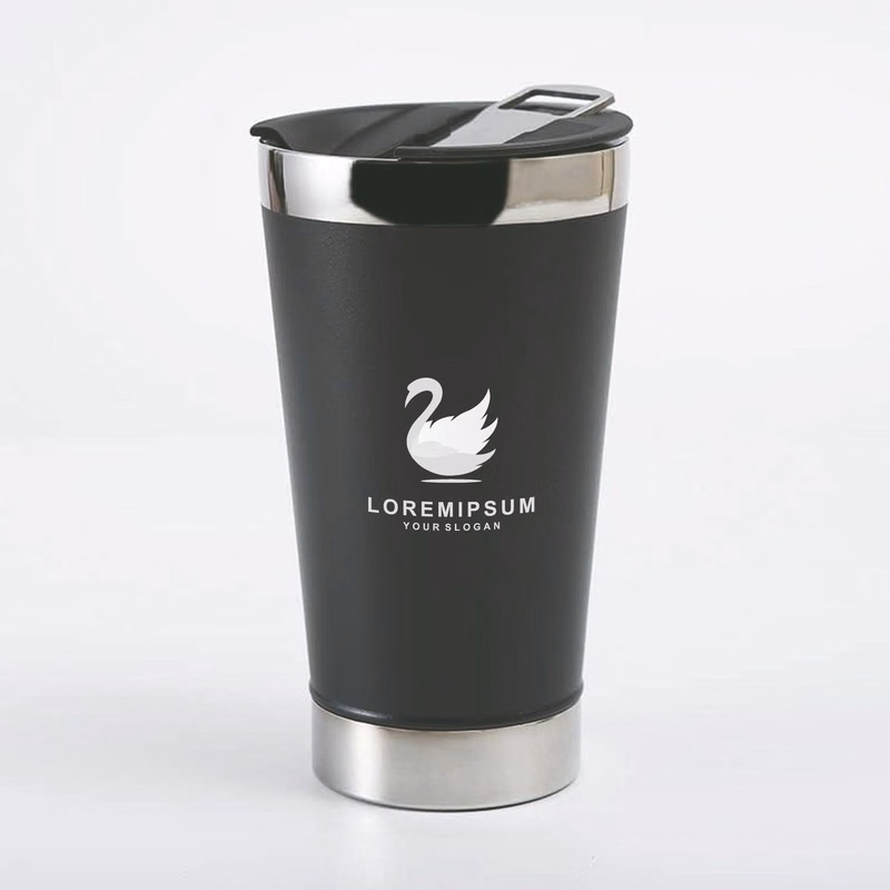 17oz Stainless Steel Double wall Vacuum Insulated Tumbler W/ Beer Opener, Travel Mug Keep Drink Cold