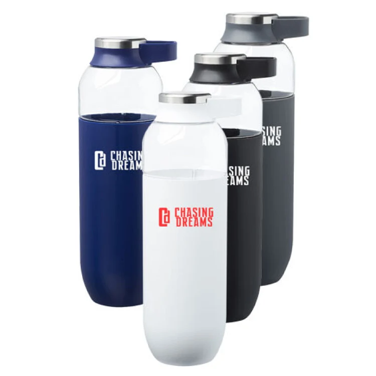 27 oz. Tritan Plastic Water Bottles with Carrier Handle 1