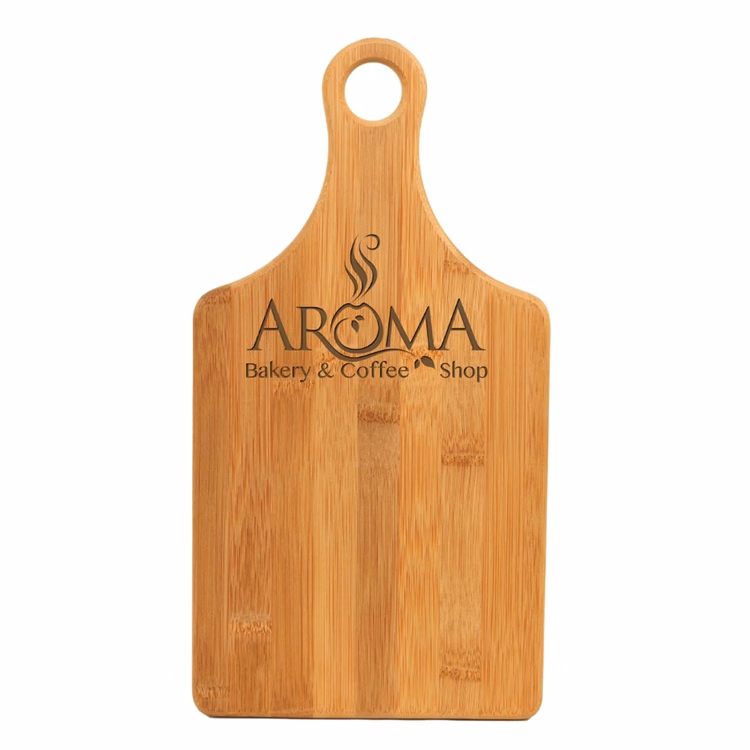 Bamboo Paddle Shape Cutting Board