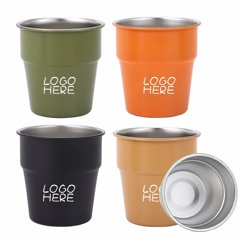 10 oz Stainless Steel Cup Camping Mug