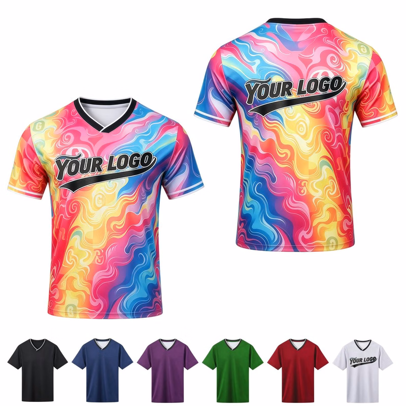 Mesh Short Sleeve V-Neck T-Shirt