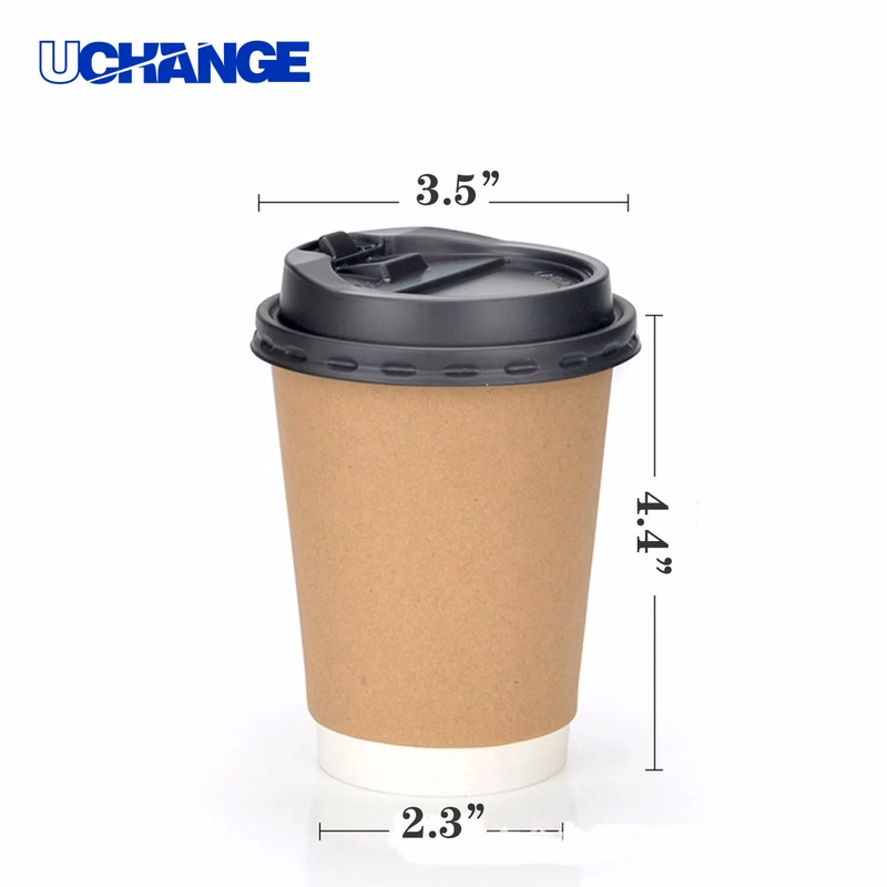 12oz Disposable Coffee Cups Set