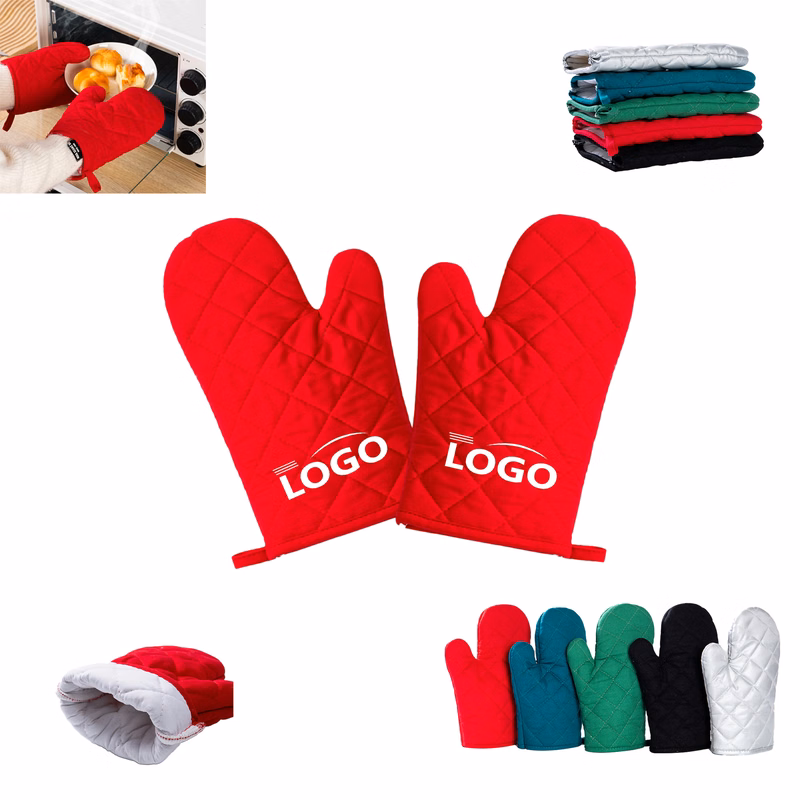 Custom Home Chef Heat Resistant Kitchen Oven Mitts Gloves MOQ200